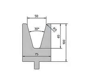 30°H=100mm TRUMPF Dies