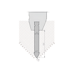 60°H=120 TRUMPF Punches