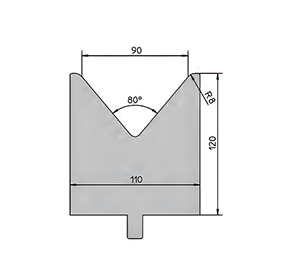 80°H=120mm TRUMPF Dies
