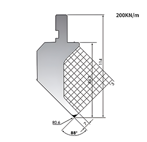 88° AMADA System Punchs/Top-Tools-R0.6/H84.2