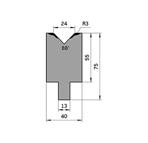 88°H=55 BYSTRONIC Dies-R3