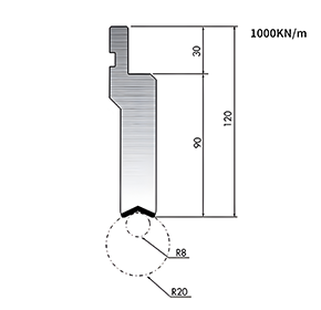 Radius Punch-AMADA System-H120/R8