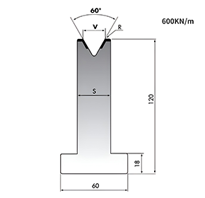 System Amada 60°/V6-V25/H120mm