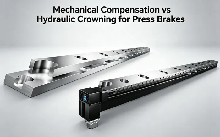 Mechanical Compensation vs Hydraulic Crowning for Press Brakes