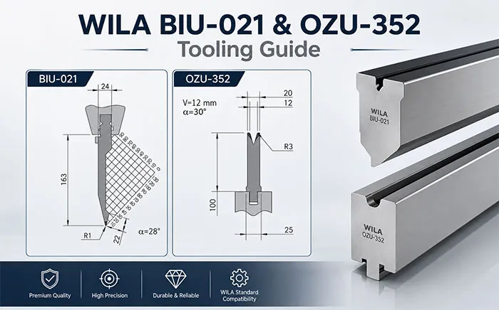 WILA BIU-021 & OZU-352 Tooling Guide: A Reliable Combination for Versatile Sheet Metal Bending