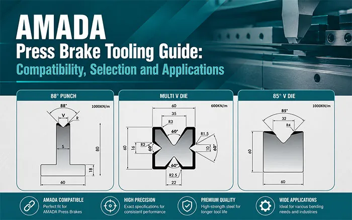 AMADA Press Brake Tooling Guide: Compatibility, Selection and Applications