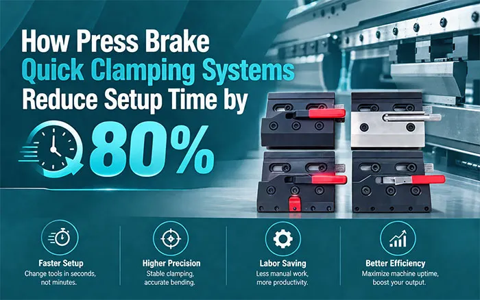 How Press Brake Quick Clamping Systems Reduce Setup Time by 80%