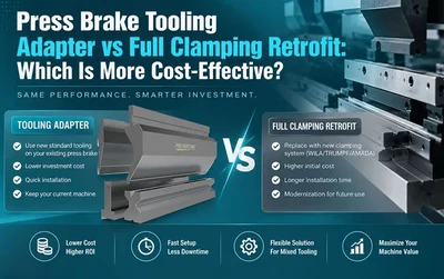 Press Brake Tooling Adapter vs Full Clamping Retrofit: Which Is More Cost-Effective?