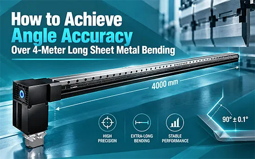 How to Achieve Angle Accuracy Over 4-Meter Long Sheet Metal Bending