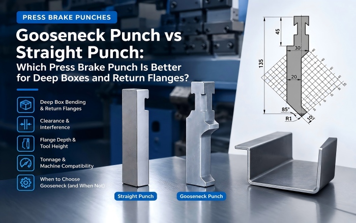 Gooseneck Punch Vs Straight Punch: Which Press Brake Punch Is Better for Deep Boxes and Return Flanges?