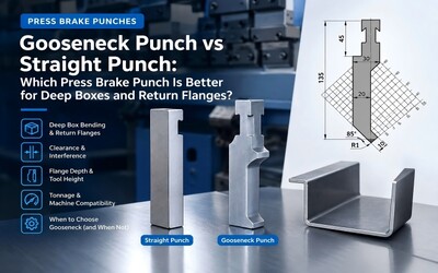 Gooseneck Punch Vs Straight Punch: Which Press Brake Punch Is Better for Deep Boxes and Return Flanges?