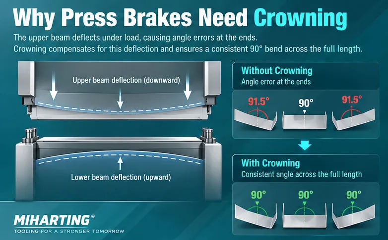 How to Choose a Press Brake Crowning System for Better Bending Accuracy