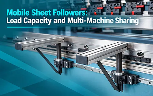 Mobile Sheet Followers: Load Capacity and Multi-Machine Sharing