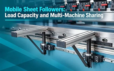 Mobile Sheet Followers: Load Capacity and Multi-Machine Sharing
